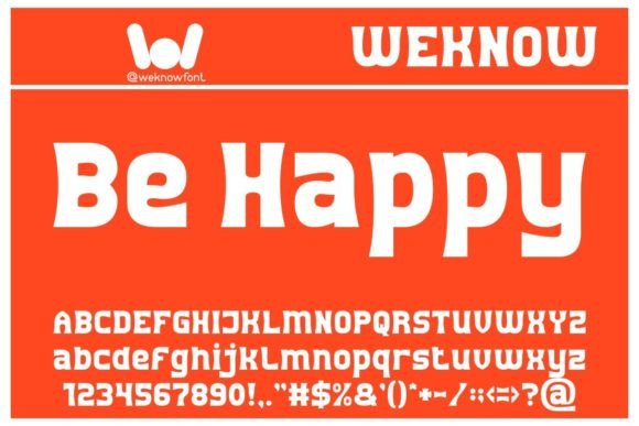 Be Happy: A Font That Radiates Joy and Professionalism