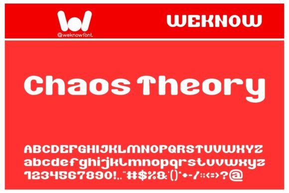 Chaos Theory: A Bold Typeface for Dynamic Design