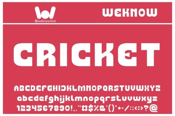 Cricket: A Techno-Sci-Fi Display Font for Bold Designs