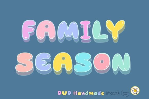 Family Season: A Playful Font for Bold Designs