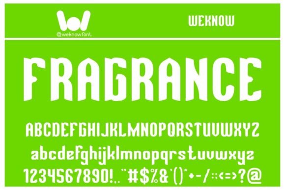 Fragrance: A Fancy Display Font for Creative Projects