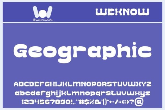 Geographic: A Bold Typeface for Modern Design Projects