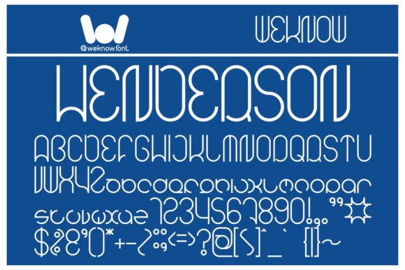 Henderson: A Futuristic Techno Display Typeface