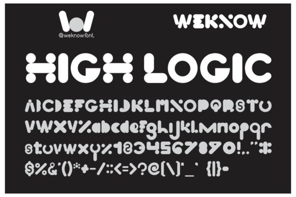 High Logic: A Bold Techno Font for Modern Design