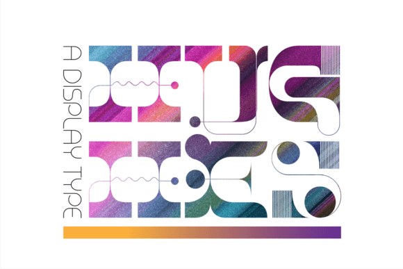 Hughes: A Futuristic Display Font for Bold Designs