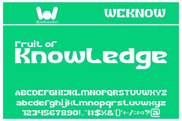 Knowledge: A Typeface for Bold, Modern Branding