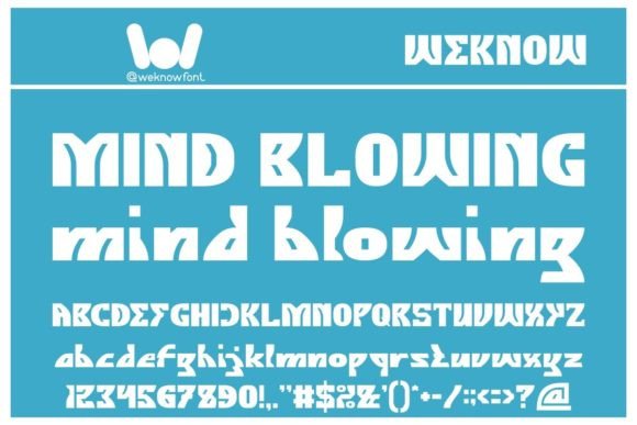 Mind Blowing: A Typeface for Bold, Modern Design