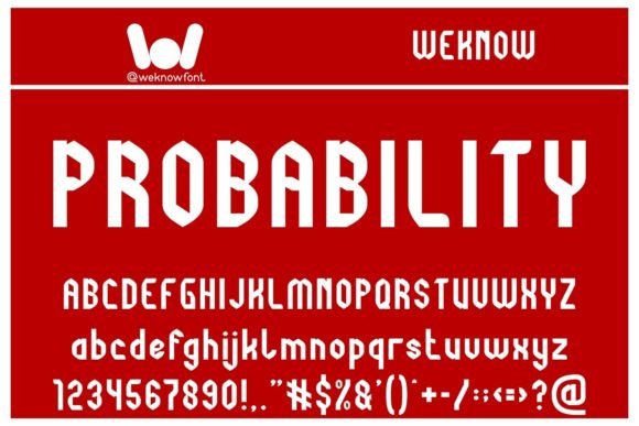 Probability: The Future-Forward Display Typeface