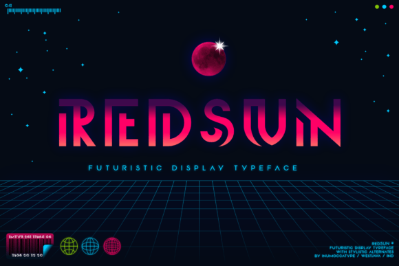 Redsun: A Modern Futuristic Font for Bold Creations