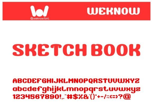 Sketch Book: A Display Font for Creative Branding