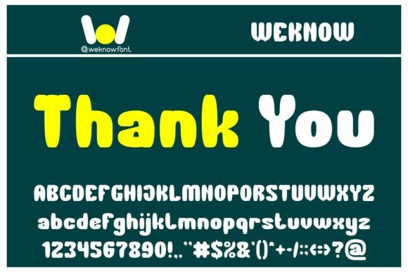 Thank You: The Display Font for Modern Design Projects