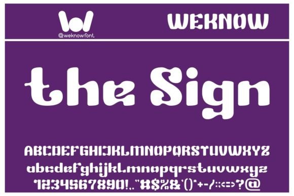 The Sign: A Curly Display Font for Creative Projects