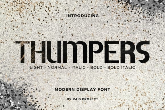 Thumpers: The Modern Display Font for Bold Brands