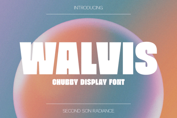 Walvis: The Chubby Display Font for Creative Projects